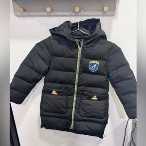 NWOT Apollo Pruoam Kids 90% Duck Down Winter Puffer Coat Black Size 120